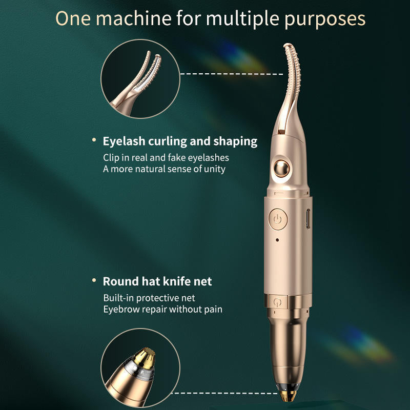 2-in-1 Electric Heated Eyelash Curler
