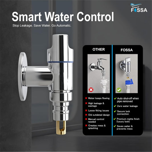Laundry Faucet Silver Stainless Steel Angle Valve