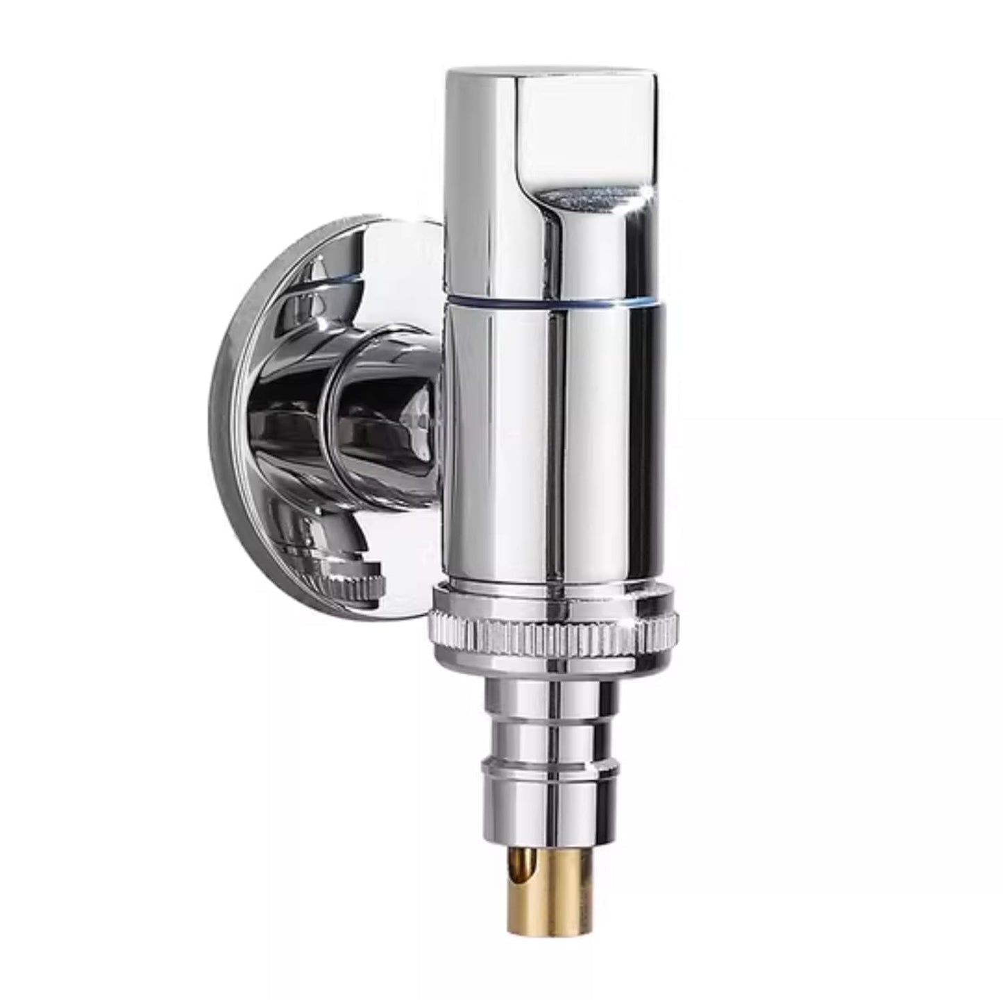 Laundry Faucet Silver Stainless Steel Angle Valve