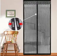 Magic Mesh Magnetic Mosquito Screen Door Net Curtain with Magnets